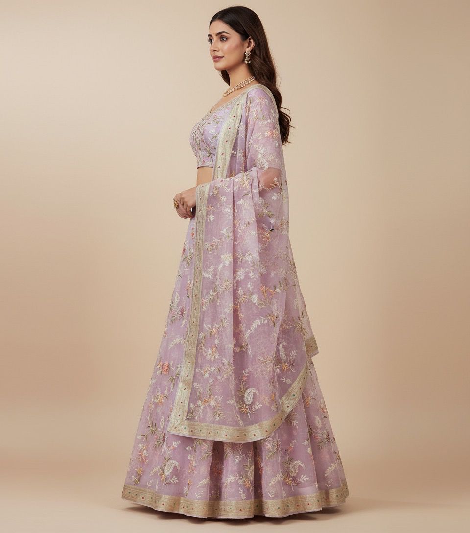 WhatsApp Image 2025-10-01 at 16.10.26_5ea138a3 Elegant Pastel Lavender Embroidered Lehenga - Image 1