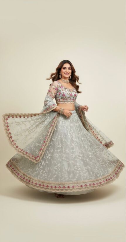 Elegant Embroidered SS-28 Lehenga