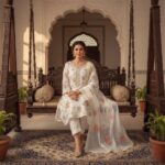 Elegant White Floral Embroidered Salwar Suit - SS - 356 - Image 3