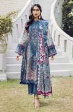 ethnic dressTeal Patchwork Printed Kurti Set with Dupatta for Women - Image 2