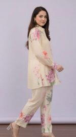 Floral Pastel Co-Ord Set for Women - Image 3