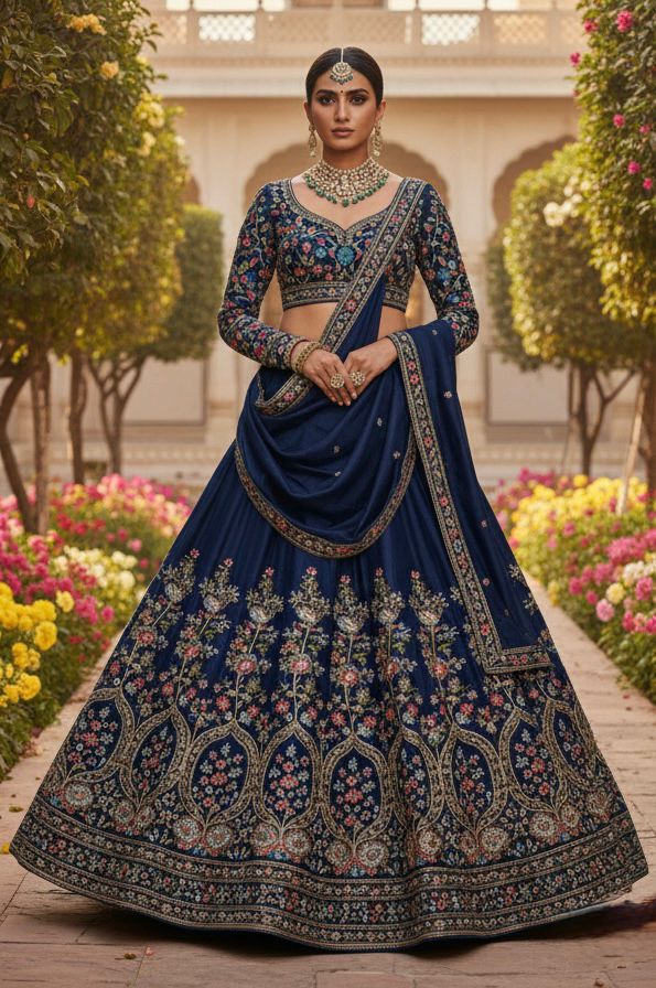WhatsApp Image 2025-12-24 at 2.30.27 PM The Heritage Lehengha bridal Set. - Image 1