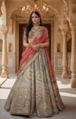 The Gilded Heritage bridal Lehenga Set - Image 2