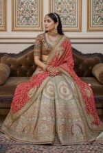 The Gilded Heritage bridal Lehenga Set - Image 3